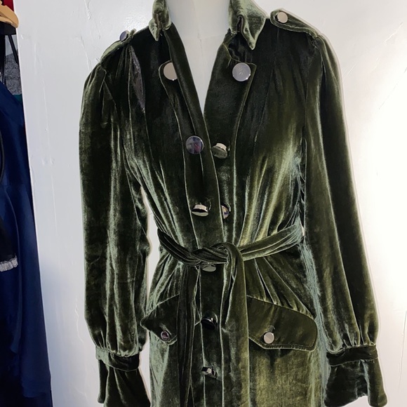 Yona new york trench coat velvet - Picture 8 of 15